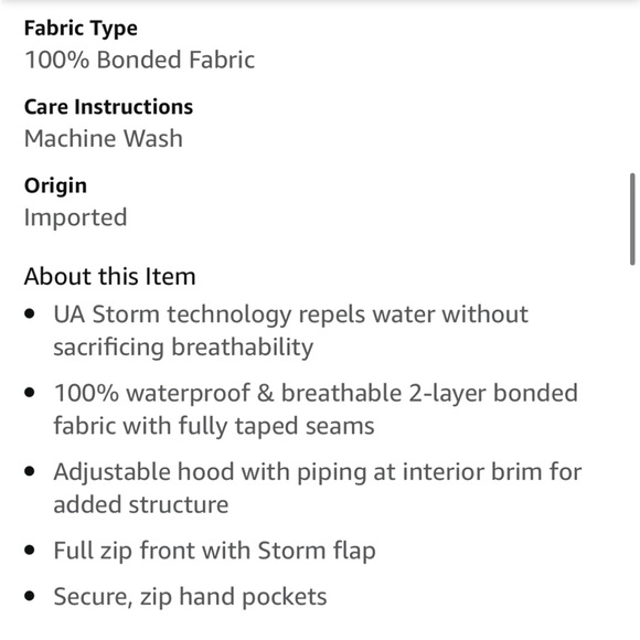 NEW women’s Under Armour XS Cloud Shell Jacket Midnight Navy Blue Waterproof - Picture 2 of 13